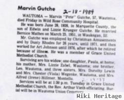 Marvin E. "pete" Gutche