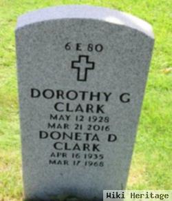 Dorothy G Clark
