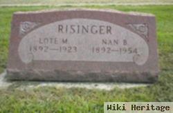 Lote M Risinger