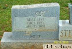 Alice "janie" Stephens