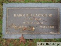 Harold H Barton, Sr