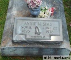 Annie M Sims