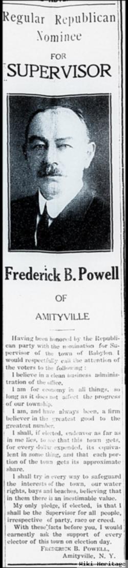 Frederick B Powell