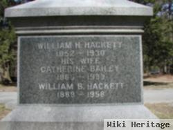 William H Hackett