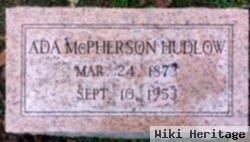 Ada Sue Mcpherson Hudlow