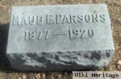 Maud E Parsons
