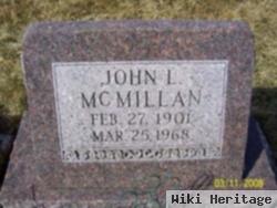 John L Mcmillan