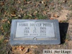 Nobie Driver Pitts