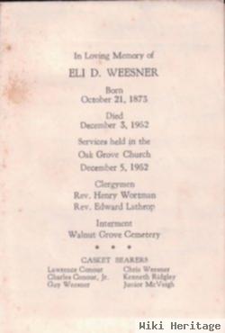 Eli David Weesner