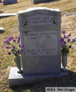 Thomas Irvin "and Child" Fannon