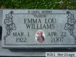 Emma Lou "mudear" Williams