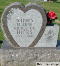 Mildred E Middleton Hicks Mcclenathan