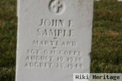 Sgt John E Sample