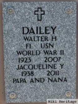 Walter H Dailey