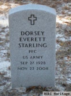 Pfc Dorsey Everett Starling