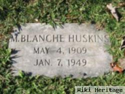 M Blanche Huskins