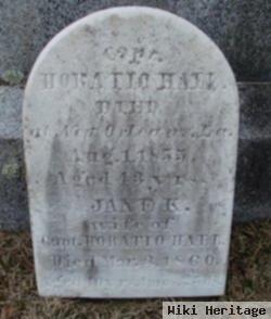 Capt Horatio Hall