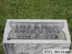 Frederick H. "fred" Klein