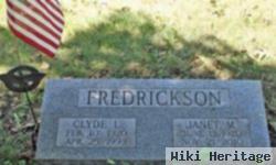 Clyde L Fredrickson