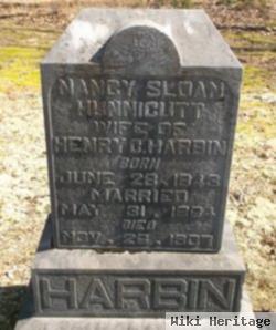 Nancy Sloan Hunnicutt Harbin