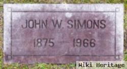 John W Simons