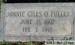 Ruth "jonnie" Giles Oakes Fuller