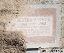 Bertha F Ortiz