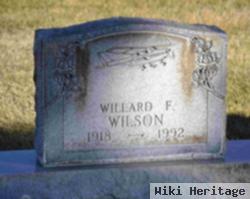 Willard F Wilson