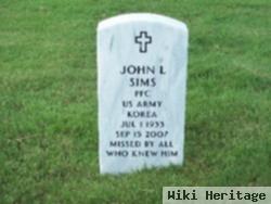 Pfc John L. Sims