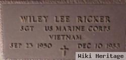 Sgt Wiley Lee Ricker