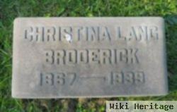 Christina Lang Broderick