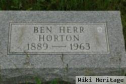 Benjamin Herr Horton