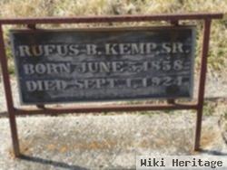 Rufus B Kemp, Sr