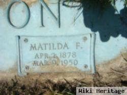 Matilda F Olson