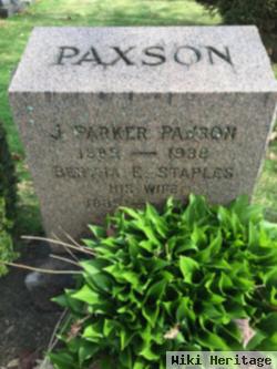 James Parker Paxson, Sr