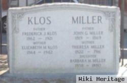 Elizabeth M Miller Klos