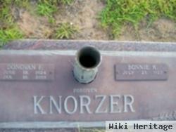 Donovan F. "don" Knorzer