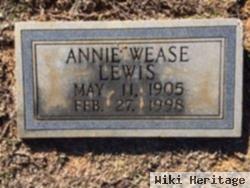 Annie Wease Lewis