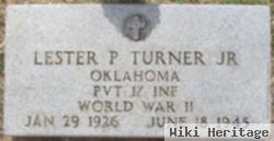 Lester P Turner, Jr