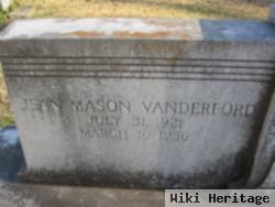 Jean Mason Vanderford