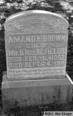 Amanda Elizabeth Fields Brown