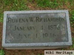 Mary Rowena Waggoner Richardson