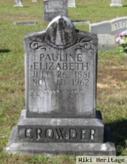 Pauline Elizabeth Hoglan Crowder