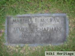 Martha E Mccraw Chapman