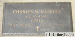 Charles W Calvert