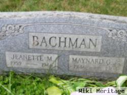 Maynard G. Bachman, Jr