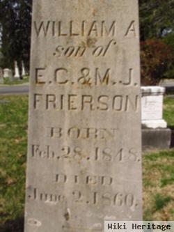 William A Frierson