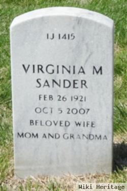 Virginia M. Menz Sander