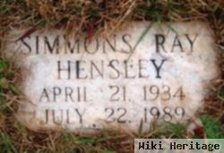 Simmons Ray Hensley