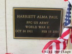 Harriett Alma Mcmillan Paul